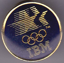 Insigna de la olimpiada - LOS ANGELES 1984 foto