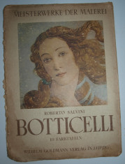 CARTE VECHE / ALBUM ARTA / PICTURA - BOTTICELLI foto