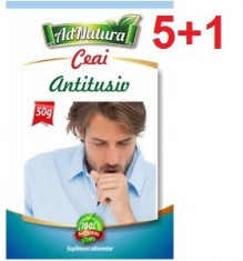 Ceai antitusiv 50g 5+1 gratis AdNatura Adserv foto