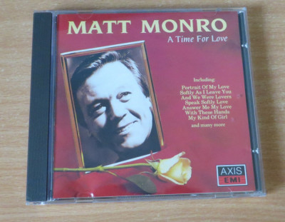 Matt Monro - Time for Love (CD) foto