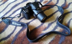 Camera foto Nikon Coolpix L320, 16.1mpx, zoom optic 26x wide, ecran 7.5cm - 3inch, Wi-Fi, card Eye-Fi 8GB, impecabil foto