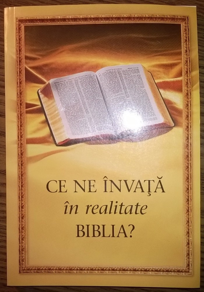 Carte - Ce ne invata in realitate Biblia | arhiva Okazii.ro