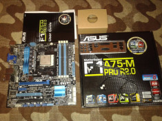 Kit AMD FM1 A8-3820 quad core (APU HD 6550D) + Asus F1A75-M PRO R2.0 (hdmi, usb 3.0, sata 3, garantie) foto