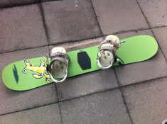 Placa snowboard BURTON 137 cm cu legaturi Burton foto