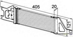 Radiator racire ulei, cutie de viteze automata MERCEDES-BENZ A-CLASS A 170 - HELLA 8MO 376 726-401 foto