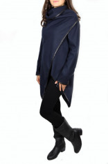 Palton dama fashion bleumarin, Model NOU tip ZARA foto