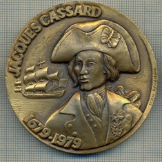 ATAM2001 MEDALIE 33 - JACQUES CASSARD -1679-1979 -RENUMIT CAPITAN DE VAS FRANCEZ -TURISM- starea care se vede