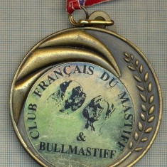 ATAM2001 MEDALIE 06 - TEMA CANINA - CLUB FRANCAIS DU MASTIFF &amp; BULLMASTIFF -FRANTA - panglica tricolorul francez- starea care se vede