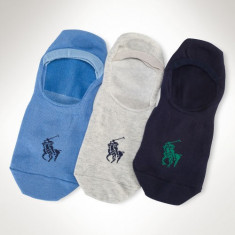 Ciorapi Ralph Lauren NO-SHOW LINER SOCK 3-PACK asortati foto