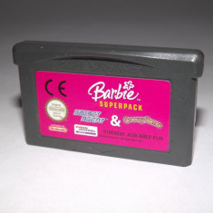 Joc Gameboy Advance - Barbie Superpack - original