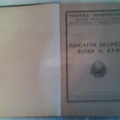 Indicator kilometric rutier al R.P.R-Exemplar de serviciu Nr 1874