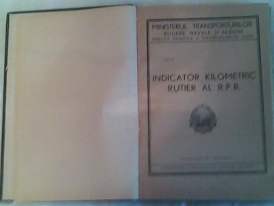 Indicator kilometric rutier al R.P.R-Exemplar de serviciu Nr 1874 foto