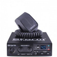 Statie radio CB Storm Discovery II 4W Putere 4W, tehnologie SMD, 135 de canale, moduri AM/FM, Autosquelch foto