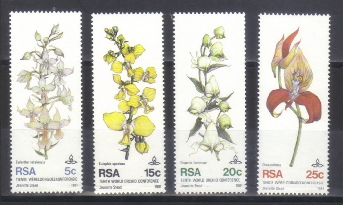 RSA 1981, Flora, serie neuzată, MNH