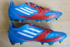 Adidasi fotbal cu crampoane Adidas F-50 cu talpa Traxion; marime 41 1/3 (26 cm talpic interior); impecabili foto