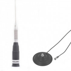 Antena Radio CB Megawat ML145 Black ce are un castig de 3.5 dB si areo lungime de 145 cm. foto