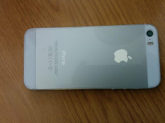 Vand Iphone 5s, silver, neverlocked, 16 GB foto