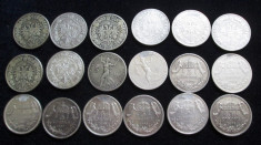 lot 18 monede mari de argint a 5 koroane-Austria si Ungaria-1900-1909 foto