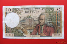 FRANTA - 10 Francs 1967 foto