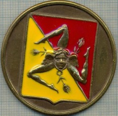ATAM2001 MEDALIE 30 - REGIONE SICILIANA - II PRESIDENTE -ITALIA - HERALDICA INTERESANTA - starea care se vede foto