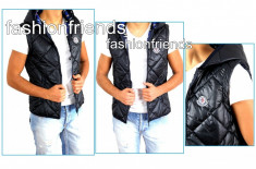 Vesta MONCLER bleumarin - vesta slim fit - vestau fashion - vesta casual - CALITATE GARANTATA - cod produs: 3047 foto