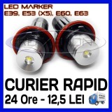 ANGEL EYES LED MARKER - E39, E53 X5, E60, E63 - 5W High Power - ALB 6000K, Universal