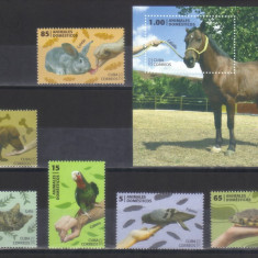 CUBA 2013, Fauna - animale domestice, serie neuzată, MNH