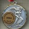 ATAM2001 MEDALIE 53 -FOTBAL - CHAMPIONS SPORTIFS 2003-Illkirch-Graffenstaden - PANGLICA TRICOLORUL FRANTEI -ROSU, ALB, ALBASTRU- starea care se vede