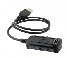ADAPTOR USB 2.0 LA HDD SATA / IDE 2&amp;#039;5 si 3&amp;#039;5 foto