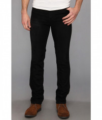 Blugi Calvin Klein Jeans Slim Straight Denim in Worn In Black|100% original|Livr. din SUA in cca 10 zile foto