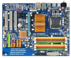 Vand placa de baza Gigabyte GA-EP35C-DS3R socket 775 cu 2x DDR3, 4x DDR2, tablita I/O, impecabila foto