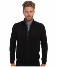 Hanorac Calvin Klein Solid French Rib Full Zip Sweatshirt|100% original|Livr. din SUA in cca 10 zile foto