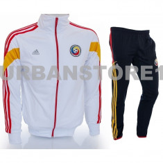 Trening Romania Alb, Trening Adidas Slim Fit, Livrare Gratuita!!! foto