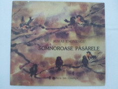 Somnoroase pasarele, Mihai Eminescu, ilustratii Ileana Ceausu-Pandele 1989 foto