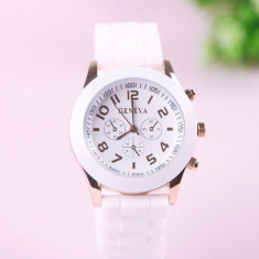 Ceas Geneva Silicon ceas dama Geneva ceas barbati Geneva ceas unisex bratara silicon ceas sport Geneva ceas Jelly Wrist Watch GENEVA.LIVRARE IMEDIATA! foto