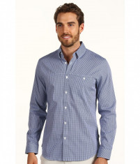 barbati Calvin Klein L/S Mini Gingham Sport Shirt | Produs100% original | Livrare cca 10 zile lucratoare | Aducem pe comanda orice produs din SUA foto