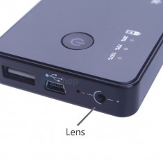Camera Spion HD ascunsa in Baterie Externa 3.000mAh - Power Bank | Noul Model 2014 | Senzor de miscare | Card 8GB GRATUIT | GARANTIE 12 luni + CADOU! foto