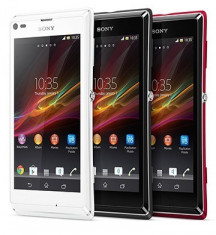 Sony Xperia L Stary Black Smartphone Telefon Nou Garantie Dual Core ! Livrare Gratuita ! foto