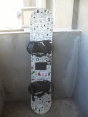 Vand placa snowboard ATOMIC MIGHTY-D 129cm cu legaturi K2 foto