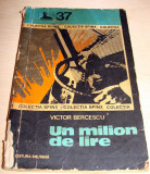 UN MILION DE LIRE - Victor Bercescu, 1977, Alta editura