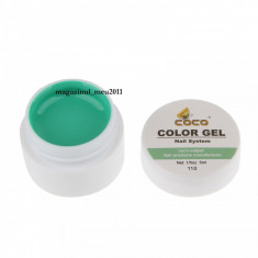 Gel UV / LED color pentru unghii false COCO de 5gr, gel mat opac Cod 110 foto