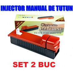 Aparat manual de facut tigari / injector tutun cu 1 tub, Injector manual pentru tutun foto