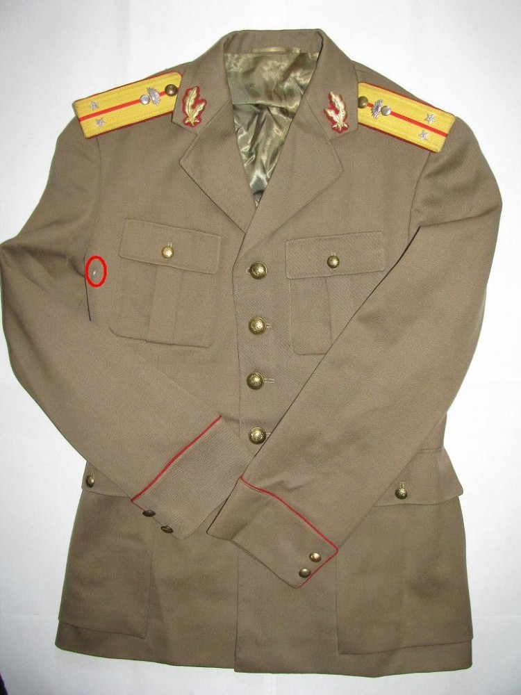 VESTON UNIFORMA OFITER INFANTERIE RSR GROS CAMGARN SACOU | arhiva Okazii.ro