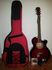 CHITARA ACUSTICA FLAME &amp;quot;DG 200 C RDS&amp;quot; (SET COMPLET) foto