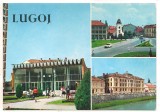 #carte postala(ilustrata)-TIMIS-Lugoj-imagini din oras, Necirculata, Printata