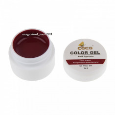 Gel UV / LED color pentru unghii false COCO de 5gr, gel mat opac Cod 143 foto