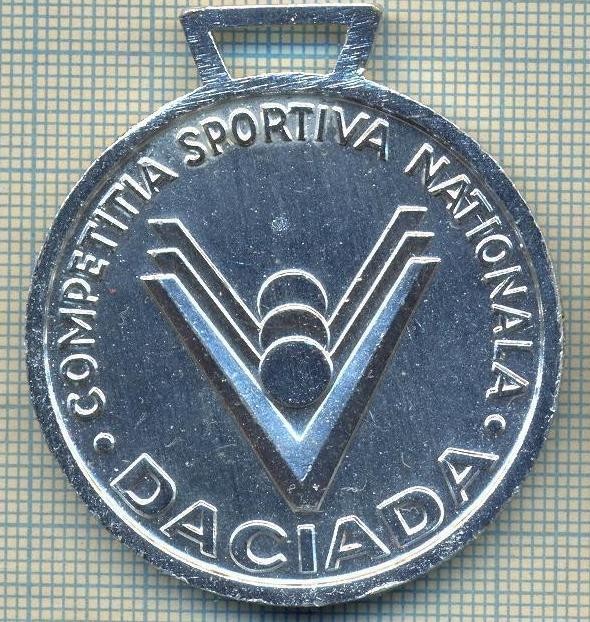 ATAM2001 MEDALIE 95 - COMPETITIA SPORTIVA NATIONALA DACIADA -REPUBLICA SOCIALISTA ROMANIA -starea care se vede