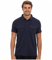 Calvin Klein Jeans Piece Dye Mixed Media Polo|100% original|Livr. din SUA in cca 10 zile foto