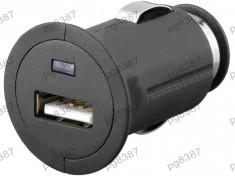 Incarcator USB, de la bricheta, 12/24V, 5V, 1,2A, Goobay - 019970 foto