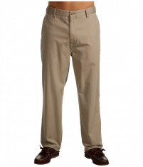 Pantaloni Nautica Big &amp;amp; Tall Big &amp;amp; Tall True Khaki Flat Front|100% original|Livr. din SUA in cca 10 zile foto